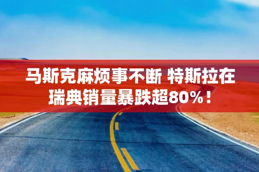 马斯克麻烦事不断 特斯拉在瑞典销量暴跌超80%！