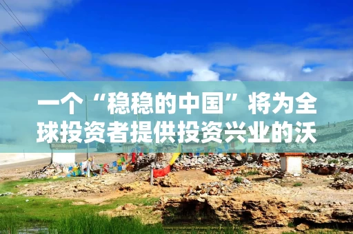 一个“稳稳的中国”将为全球投资者提供投资兴业的沃土