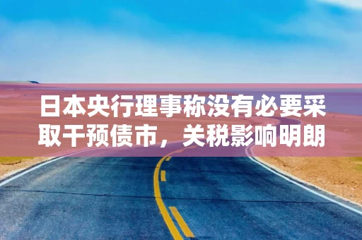 日本央行理事称没有必要采取干预债市，关税影响明朗前应暂停加息