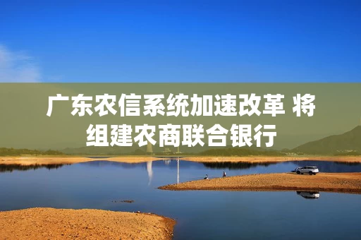 广东农信系统加速改革 将组建农商联合银行