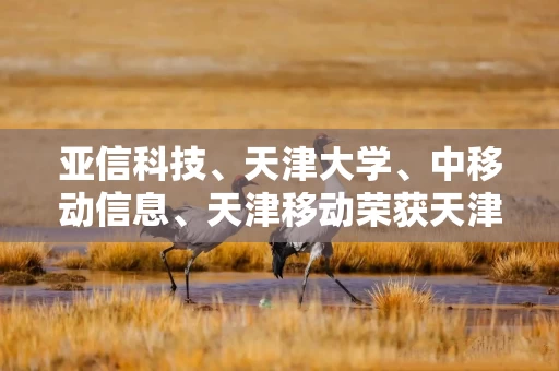 亚信科技、天津大学、中移动信息、天津移动荣获天津市科技进步一等奖