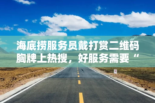 海底捞服务员戴打赏二维码胸牌上热搜，好服务需要“打赏”吗？