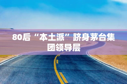 80后“本土派”跻身茅台集团领导层