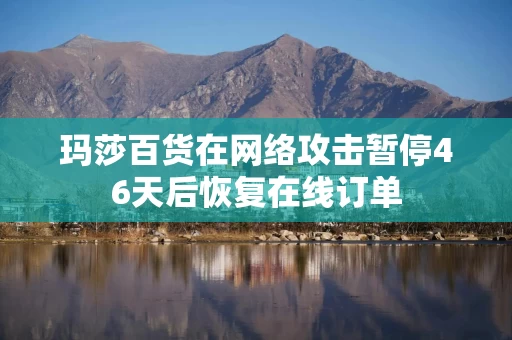 玛莎百货在网络攻击暂停46天后恢复在线订单