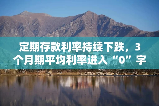 定期存款利率持续下跌，3个月期平均利率进入“0”字头