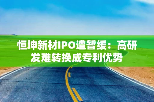 恒坤新材IPO遭暂缓：高研发难转换成专利优势