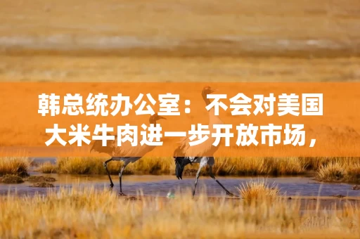 韩总统办公室：不会对美国大米牛肉进一步开放市场，“90%利润归美国”是指再投资
