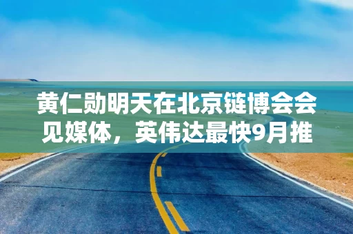 黄仁勋明天在北京链博会会见媒体，英伟达最快9月推出新版中国定制芯片