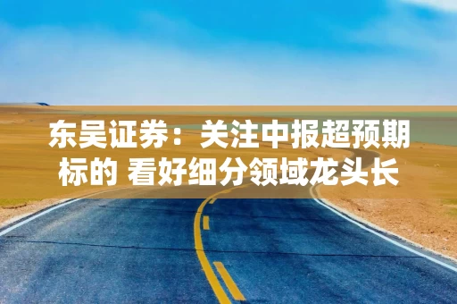 东吴证券：关注中报超预期标的 看好细分领域龙头长期发展