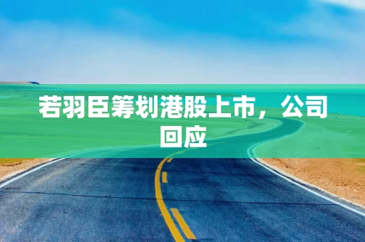 若羽臣筹划港股上市，公司回应