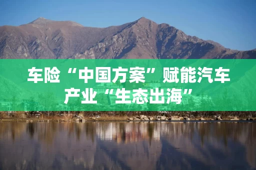 车险“中国方案”赋能汽车产业“生态出海”