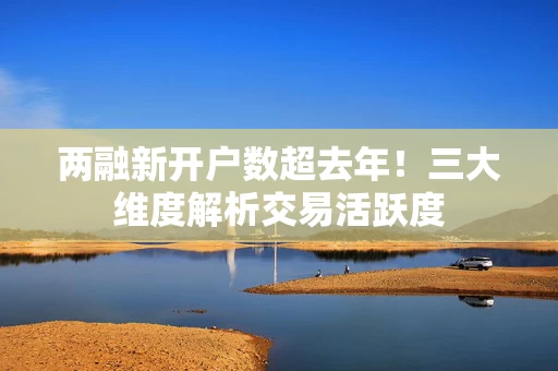 两融新开户数超去年！三大维度解析交易活跃度
