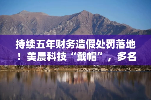持续五年财务造假处罚落地！美晨科技“戴帽”，多名时任高管被追责