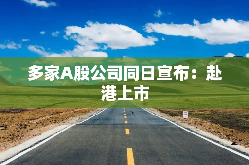多家A股公司同日宣布：赴港上市