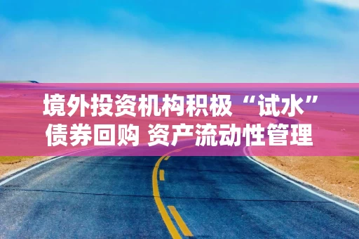 境外投资机构积极“试水”债券回购 资产流动性管理“再添利器”