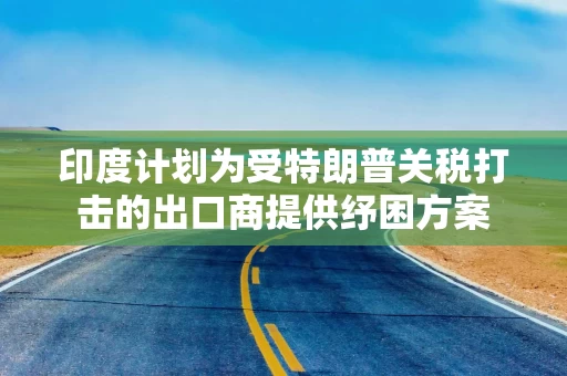 印度计划为受特朗普关税打击的出口商提供纾困方案