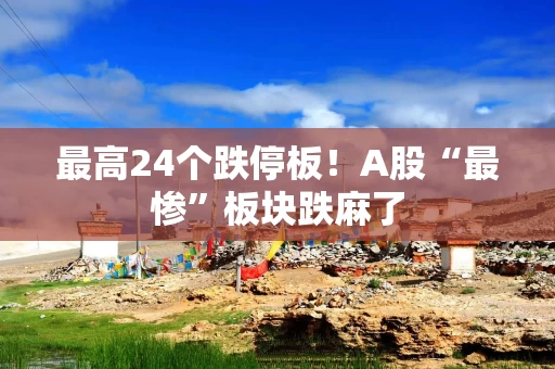最高24个跌停板！A股“最惨”板块跌麻了