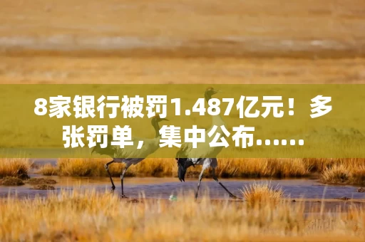 8家银行被罚1.487亿元！多张罚单，集中公布……