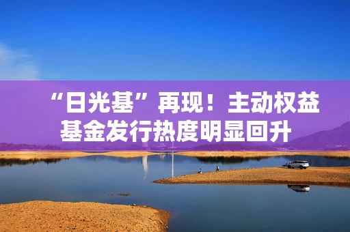 “日光基”再现！主动权益基金发行热度明显回升
