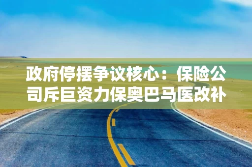 政府停摆争议核心：保险公司斥巨资力保奥巴马医改补贴