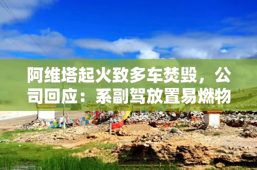 阿维塔起火致多车焚毁，公司回应：系副驾放置易燃物所致