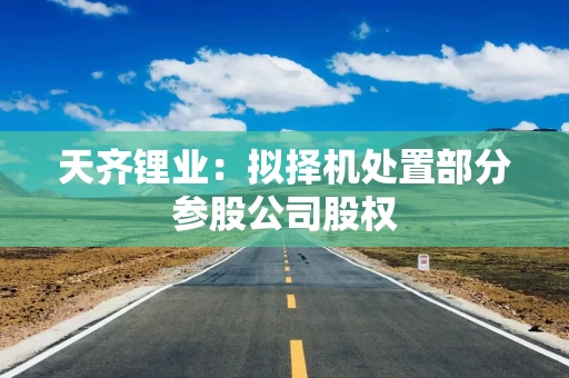 天齐锂业：拟择机处置部分参股公司股权