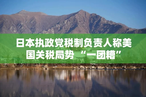 日本执政党税制负责人称美国关税局势 “一团糟”