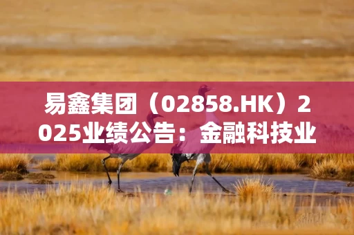 易鑫集团（02858.HK）2025业绩公告：金融科技业务实现收入45亿，同比增150%