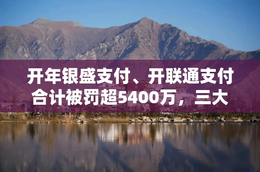 开年银盛支付、开联通支付合计被罚超5400万,三大核心信号值得关注 开年银盛支付、开联通支付合计被罚超5400万,三大核心信号值得关注