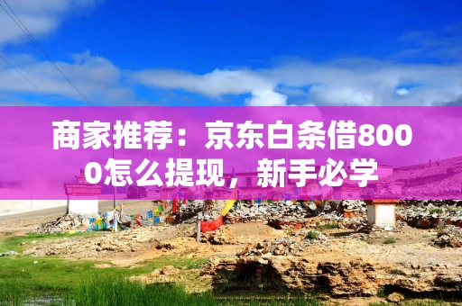 商家推荐：京东白条借8000怎么提现，新手必学