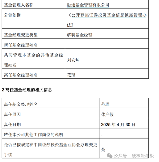 趁着假期，几位口碑不错的基金经理默默离任了__趁着假期，几位口碑不错的基金经理默默离任了