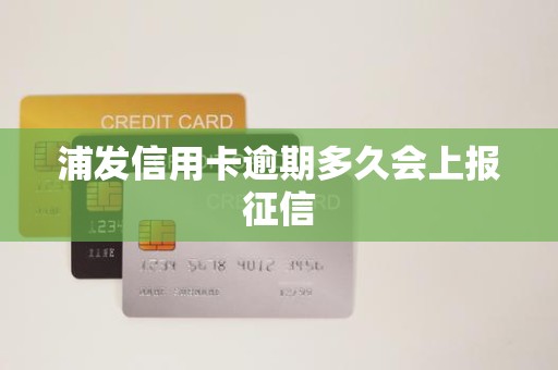 浦发信用卡逾期多久会上报征信