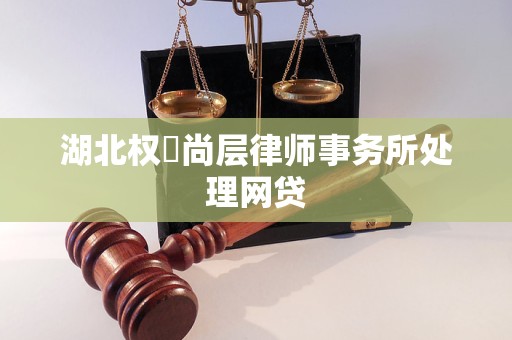湖北权璟尚层律师事务所处理网贷