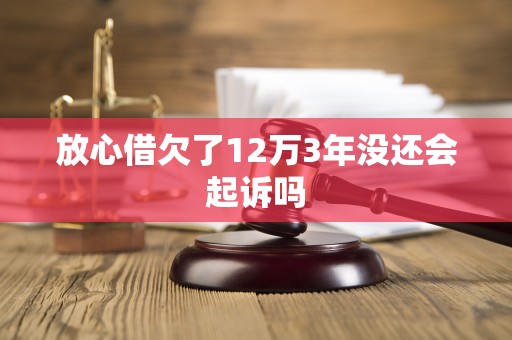 放心借欠了12万3年没还会起诉吗