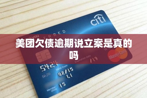 美团欠债逾期说立案是真的吗 美团欠债逾期说立案是真的吗