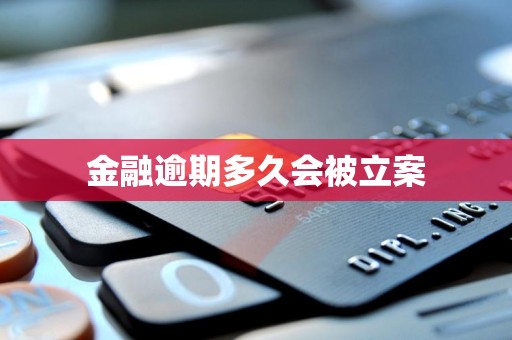 金融逾期多久会被立案 金融逾期多久会被立案
