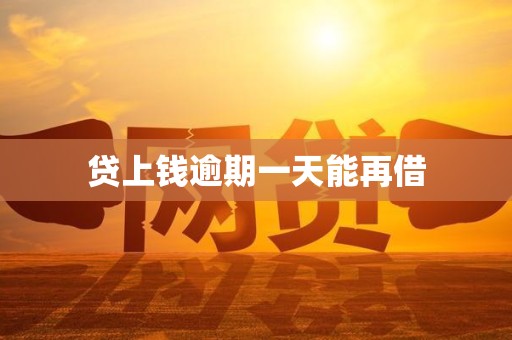 贷上钱逾期一天能再借 贷上钱逾期一天能再借