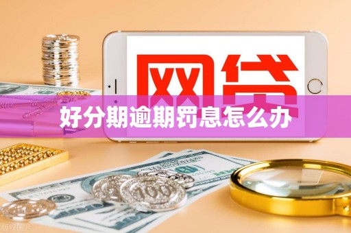 好分期逾期罚息怎么办 好分期逾期罚息怎么办