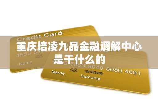 重庆培凌九品金融调解中心是干什么的 重庆培凌九品金融调解中心是干什么的