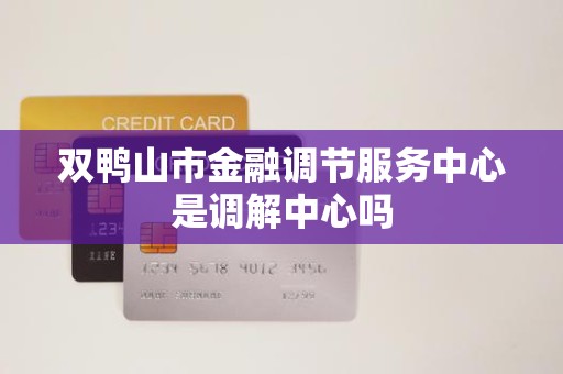 双鸭山市金融调节服务中心是调解中心吗