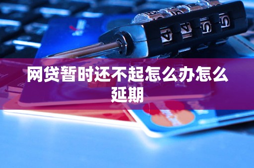 网贷暂时还不起怎么办怎么延期