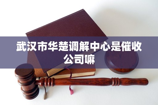 武汉市华楚调解中心是催收公司嘛