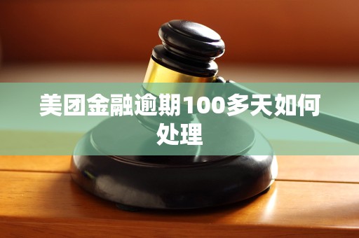 美团金融逾期100多天如何处理