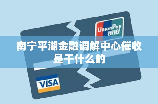 南宁平湖金融调解中心催收是干什么的 南宁平湖金融调解中心催收是干什么的