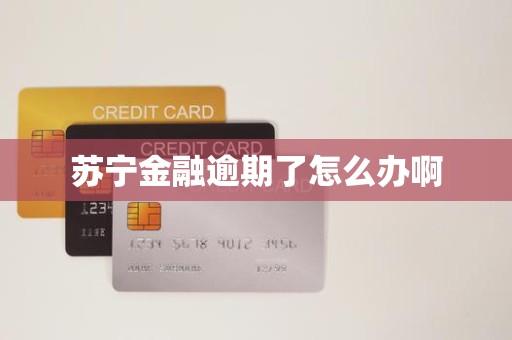 苏宁金融逾期了怎么办啊
