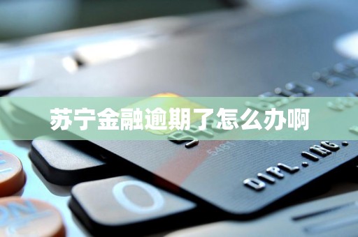 苏宁金融逾期了怎么办啊