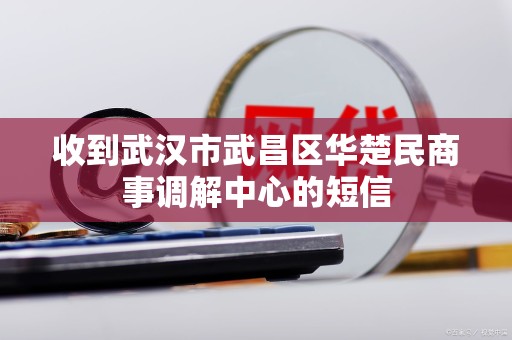 收到武汉市武昌区华楚民商事调解中心的短信 收到武汉市武昌区华楚民商事调解中心的短信