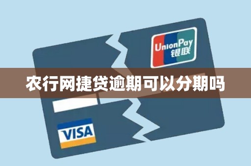农行网捷贷逾期可以分期吗