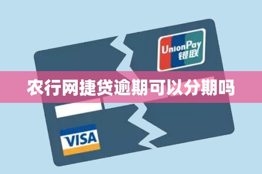 农行网捷贷逾期可以分期吗 农行网捷贷逾期可以分期吗