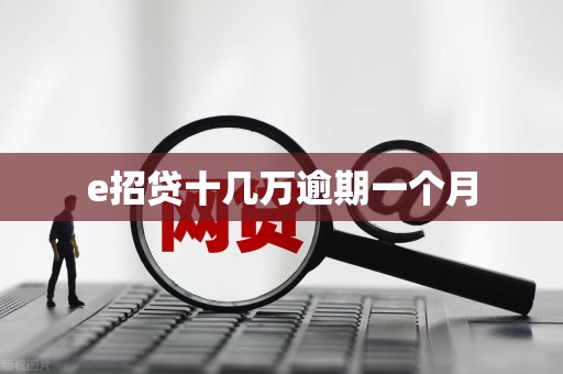 e招贷十几万逾期一个月